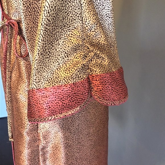 SENSARA Silky Embroidered Detail Robe | Small - Picture 8 of 13